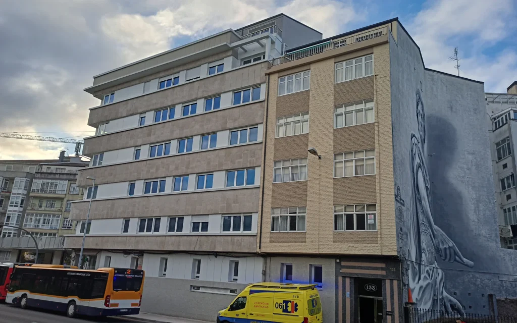 Rehabilitación edificio en Ronda da Muralla